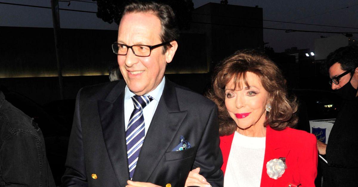 image of Joan Collins said her marriage to Percy Gibson has remained strong because their friendship formed the foundation of their relationship long before they married.