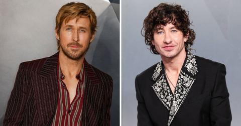 Split photo of Ryan Gosling and Barry Keoghan.