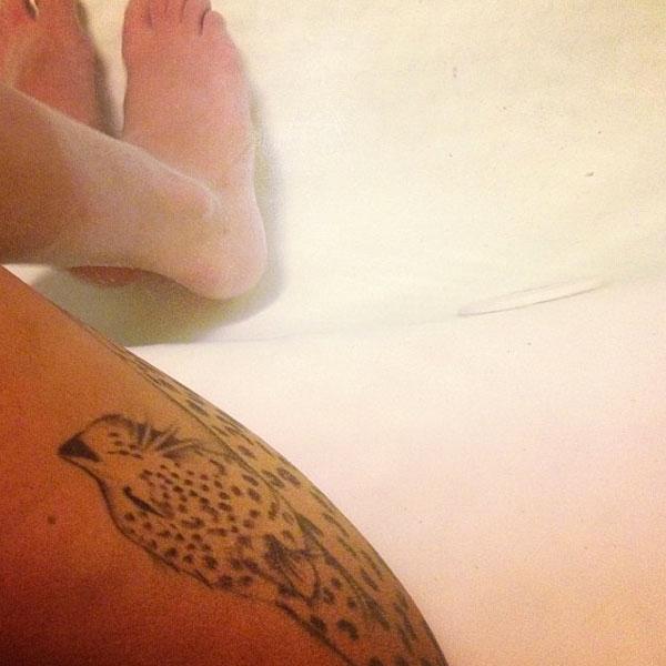 Jenelle evans leopard tattoo