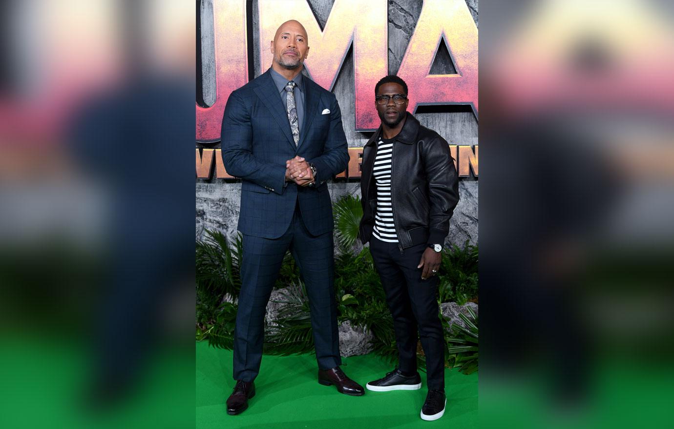 Kevin Hart Dwayne Johnson Released Hospital Back Surgery Car Crash