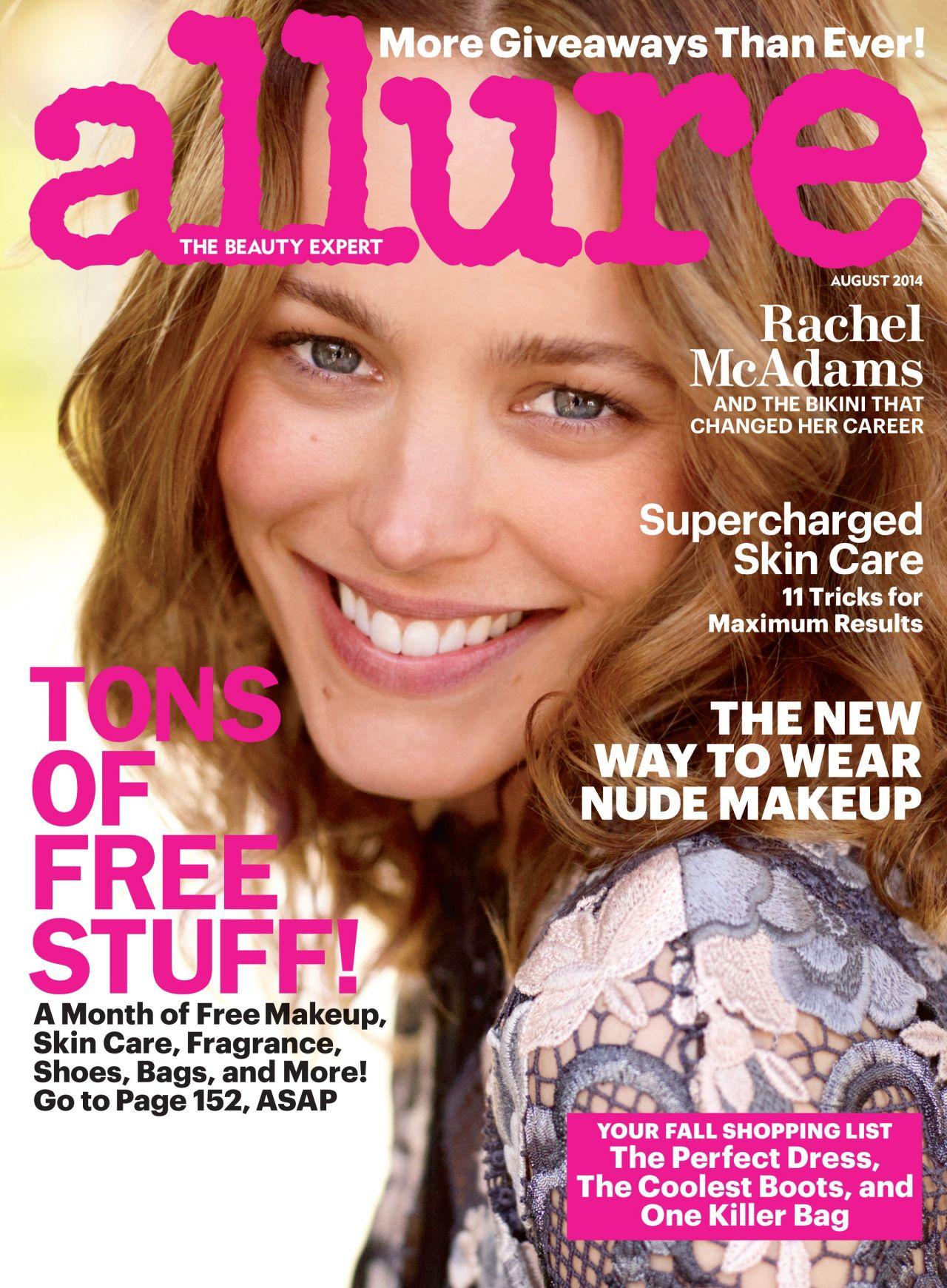 Rachel mcadams allure magazine cover august 2014_1