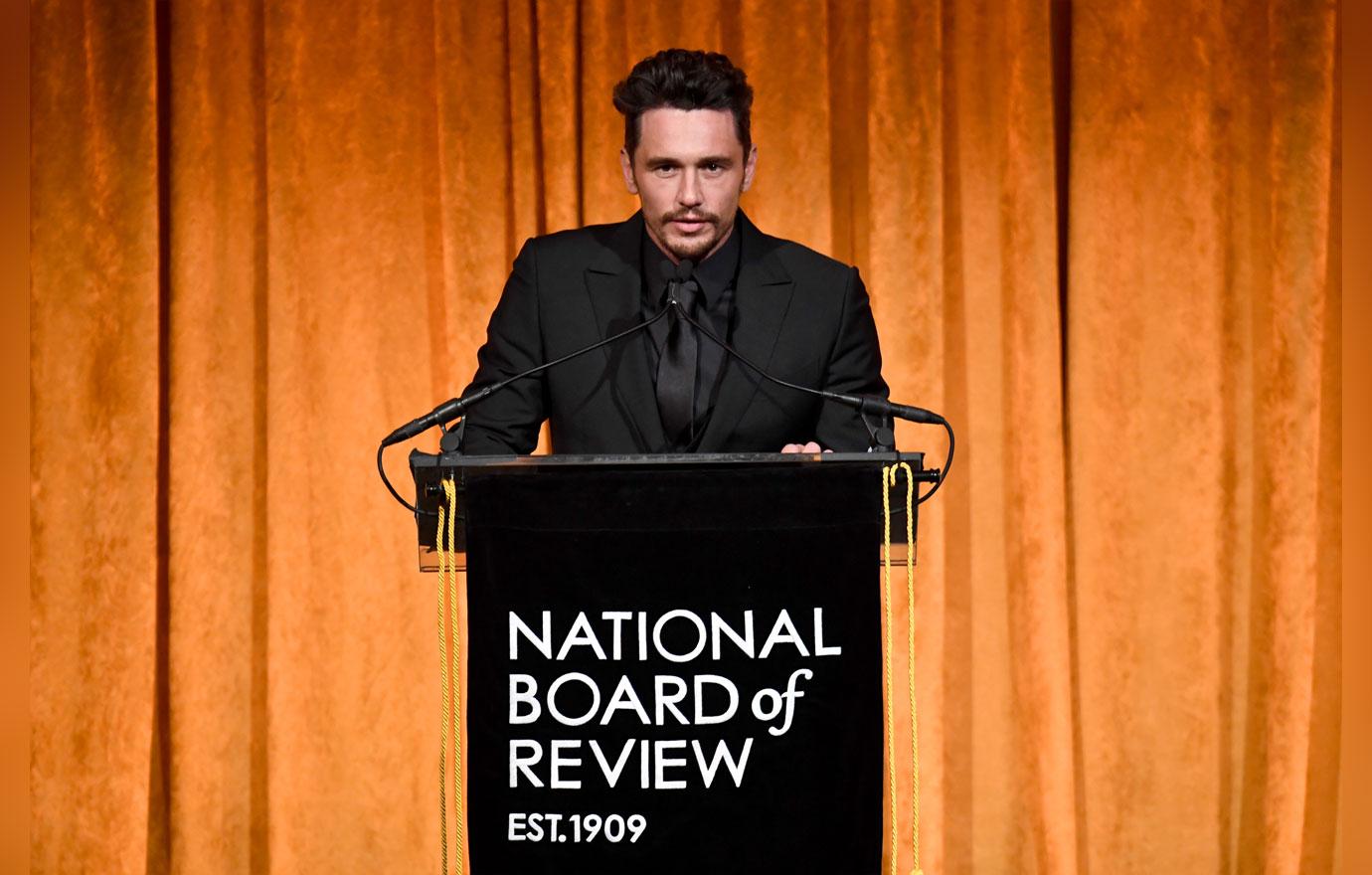 James franco snub vanity fair