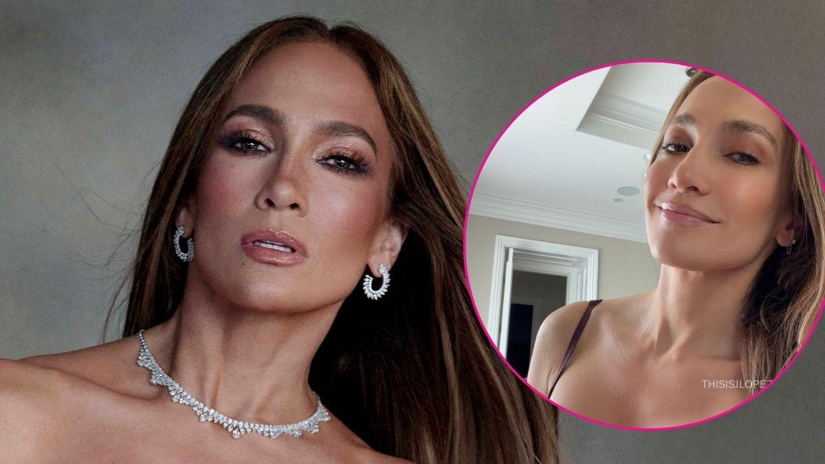 jennifer lopez makeup free sports bra video