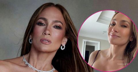 jennifer lopez makeup free sports bra video