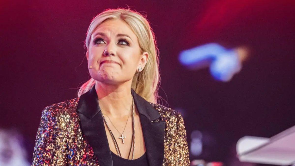 image of Charlie Kirk's widow pulled out of an event in Georgia earlier this week.