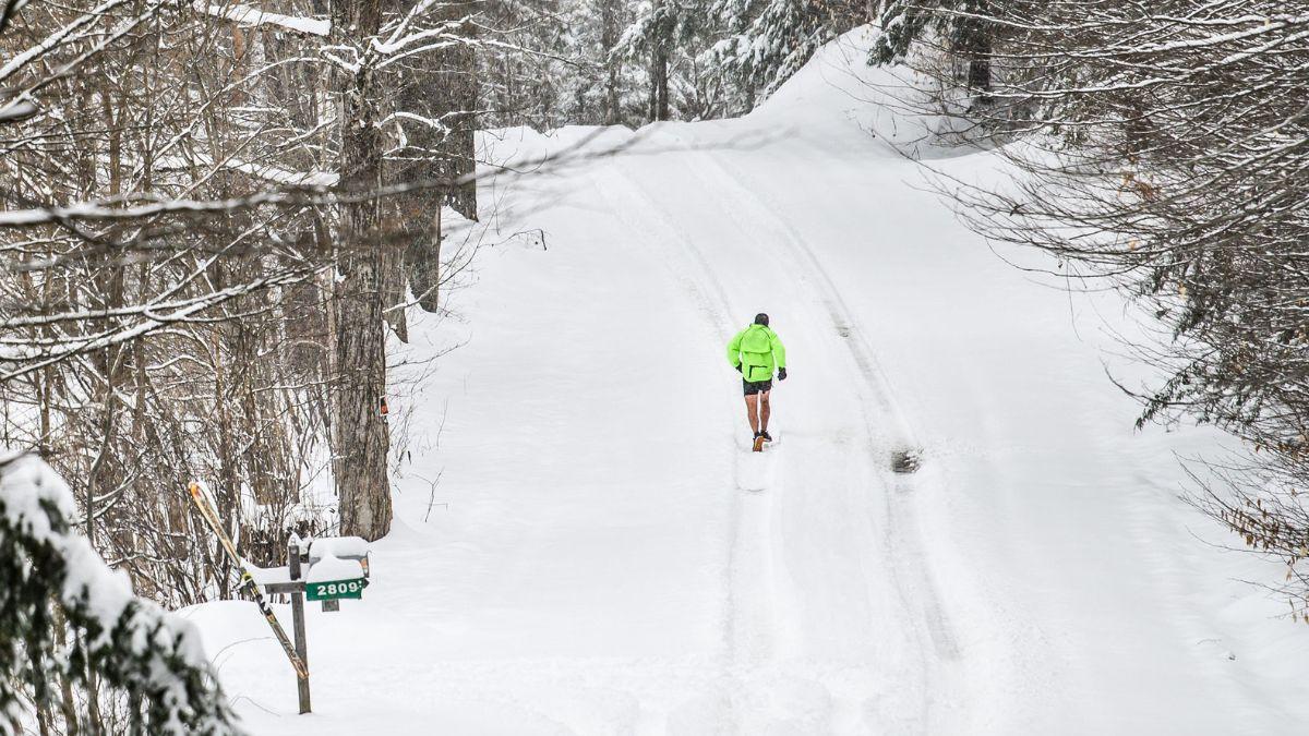 Image of The National Weather Service reported that some areas saw more than two feet of snow.