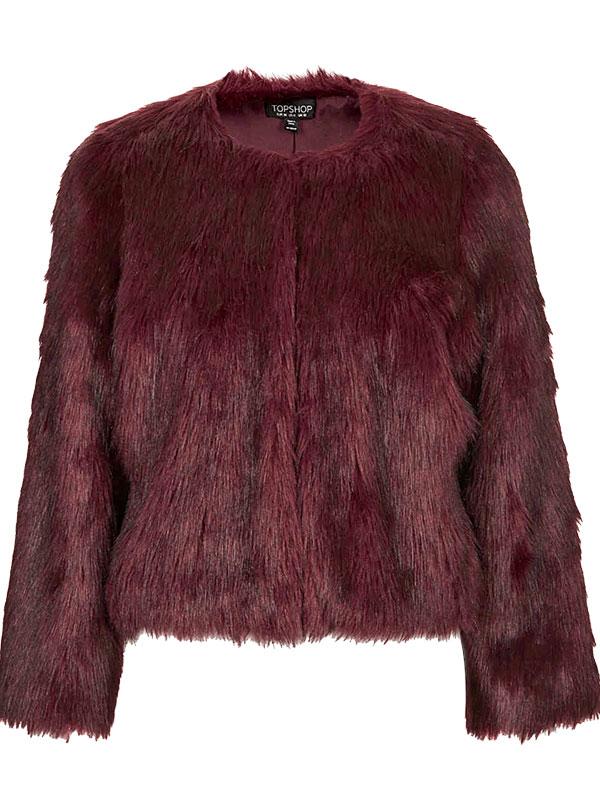 Cropped Jacket Top Shop Fur Coat