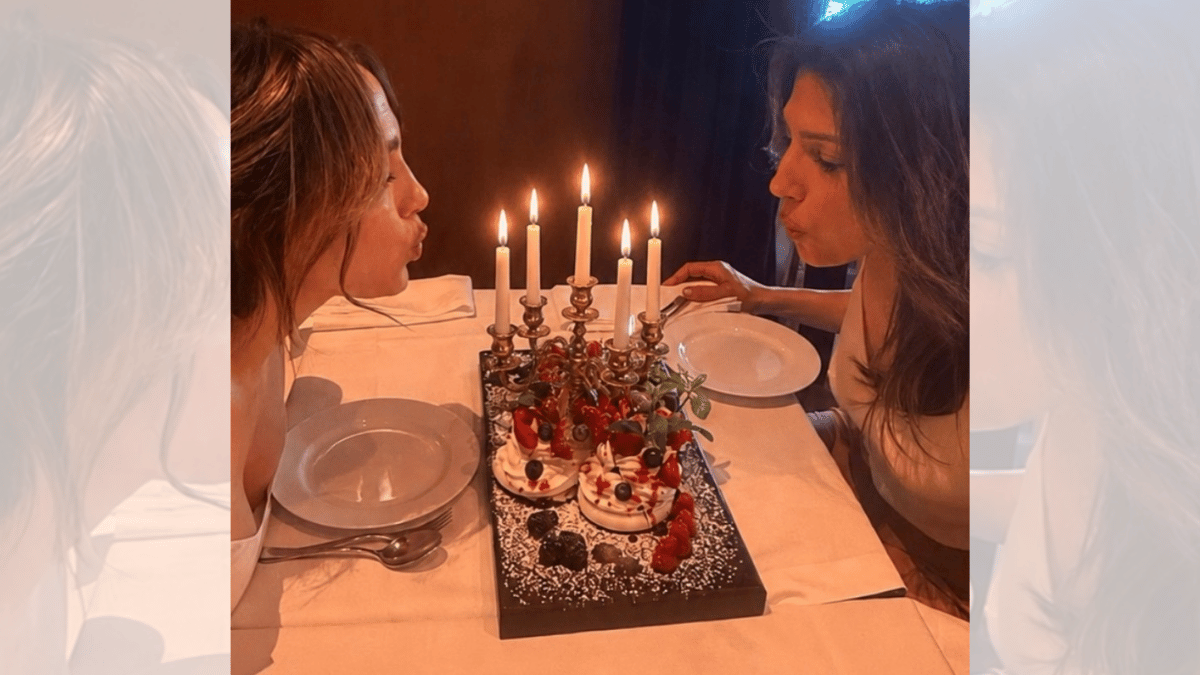 Image of Jennifer Lopez and her sister Lynda Lopez celebrated their birthdays together.