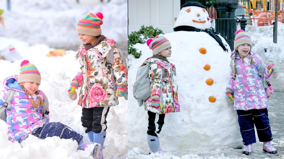 Sarah Jessica Parker's Twins Playing In The Snow Will Warm Your
