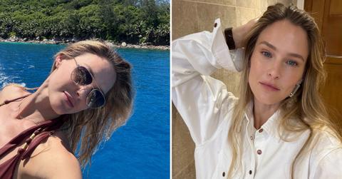 Two photos of Bar Refaeli