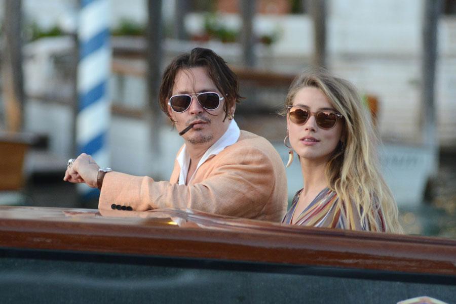 Johnny depp amber heard venice canal italy 03