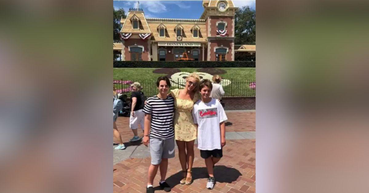 image of The pop icon shares two sons with ex Kevin Federline.