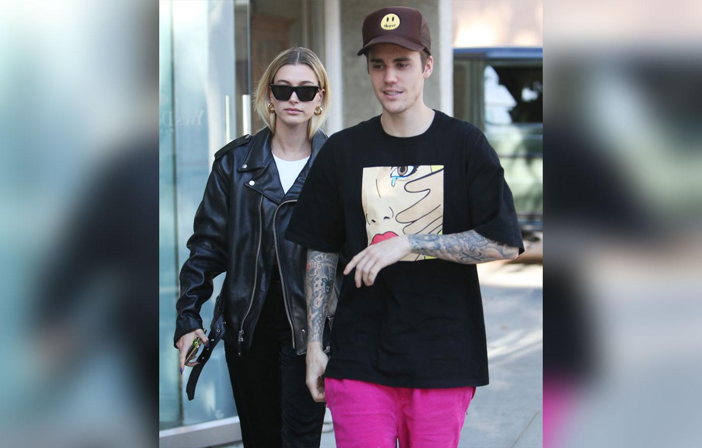 Justin Bieber And Hailey Baldwin On The Street