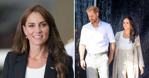 kate middleton trying outshine prince harry meghan markles fighting back