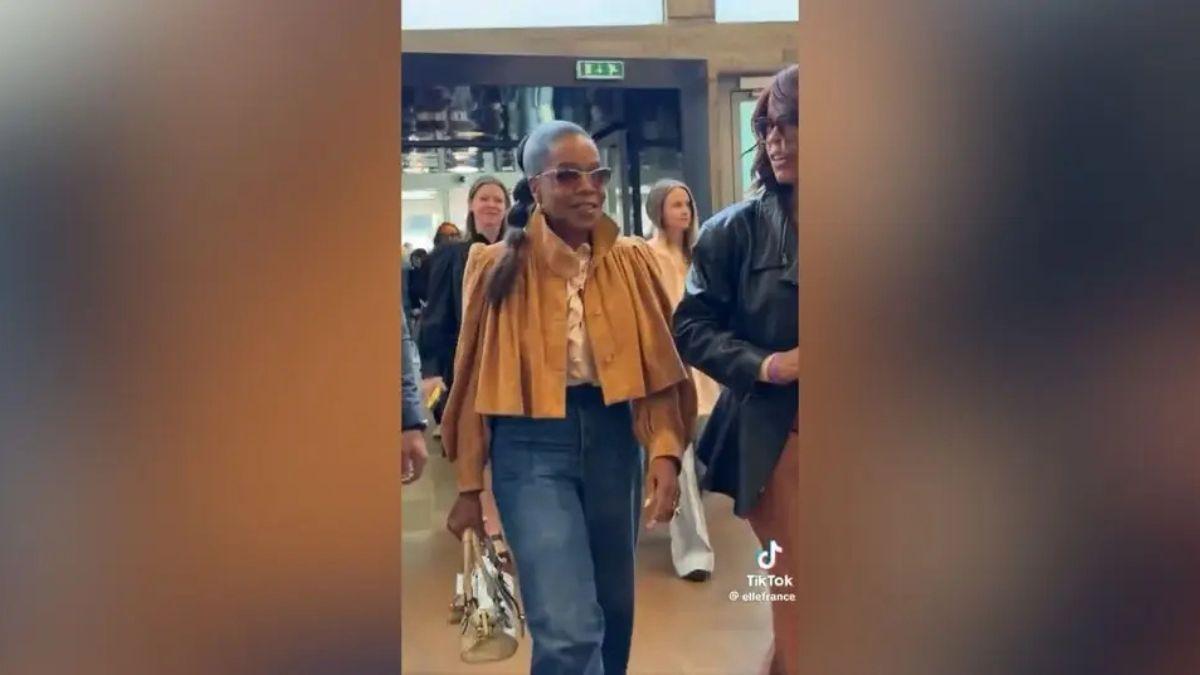 Image of Oprah Winfrey was criticized for her walk.