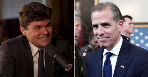 split image of Nick Fuentes and Hunter Biden