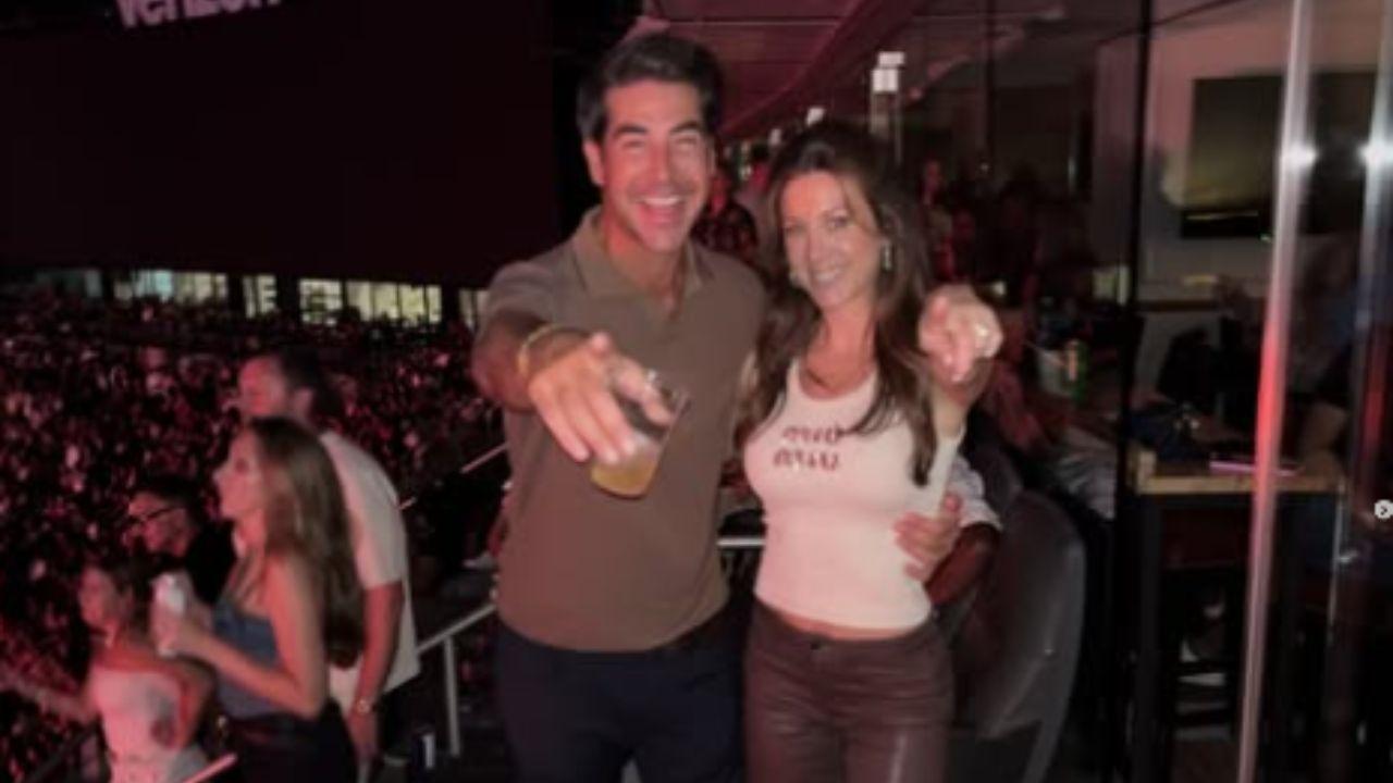 Image of Jesse Watters was in attendance with his wife, Emma DiGiovine, at the White House state dinner.
