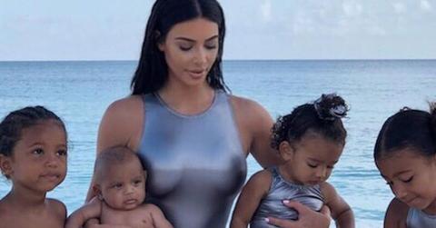 Kim Kardashian And Her Kids Bahamas