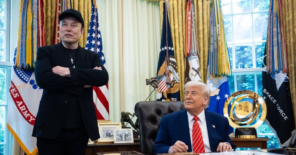 Photo of Elon Musk and Donald Trump