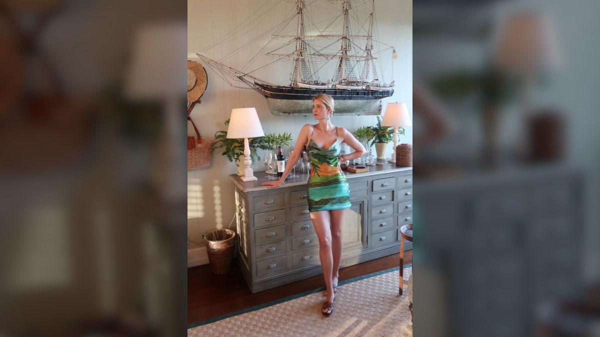 Photo of Ivanka Trump rocked a tiny mini dress while enjoying a sun-soaked getaway.