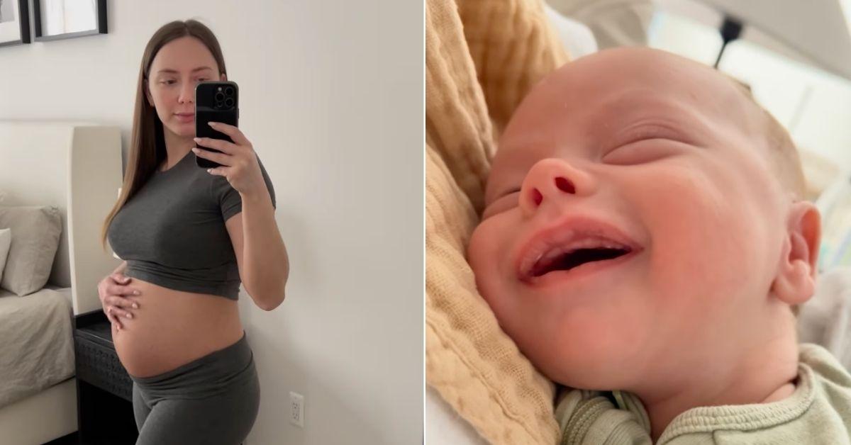 Photo of Hailie Jade and her son, Elliot