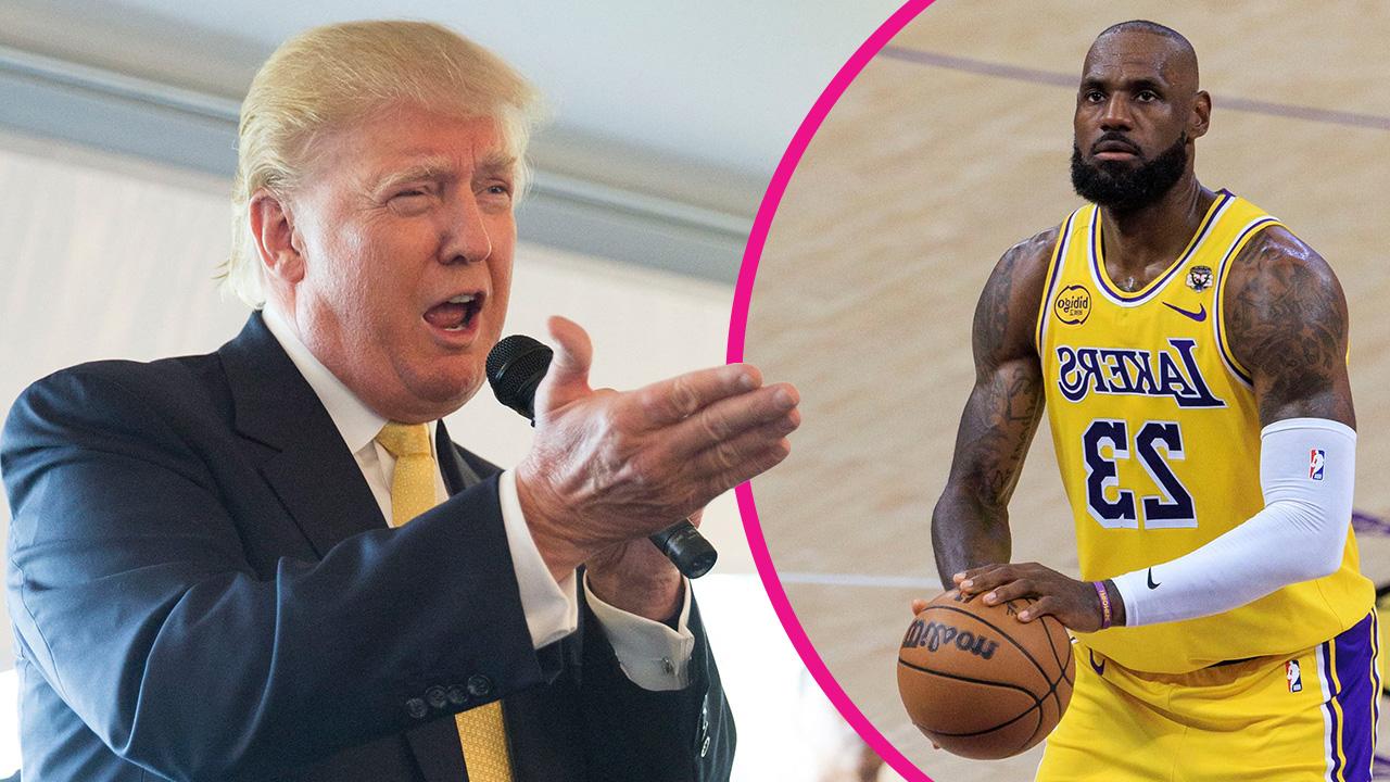 Donald Trump , LeBron James