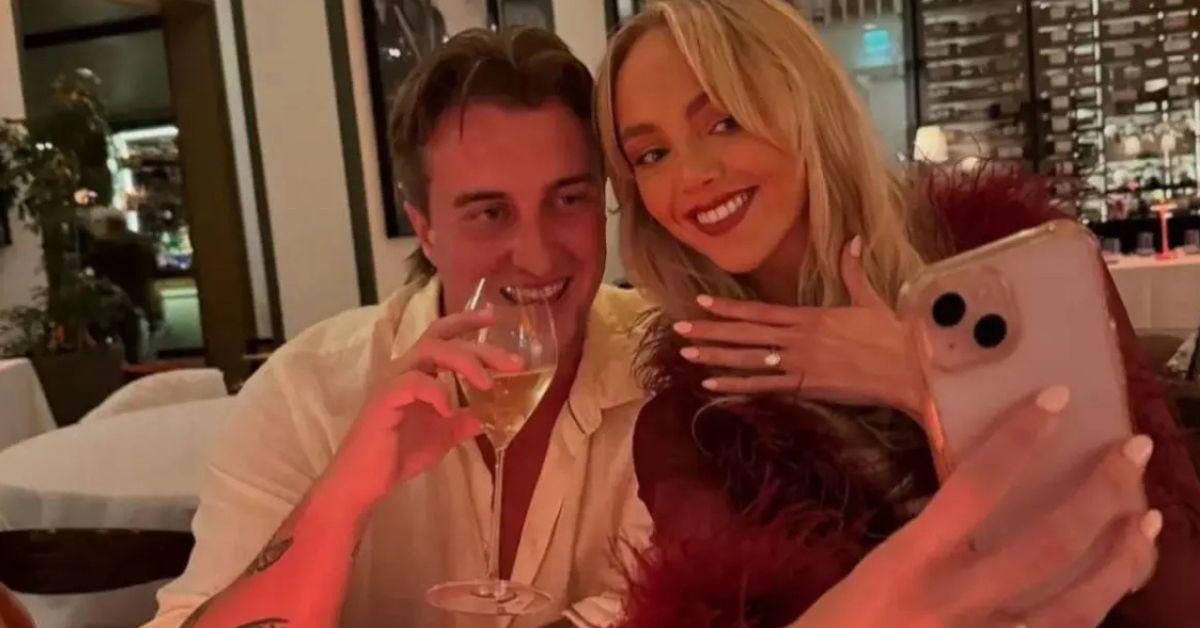 photo of The couple became engaged in March