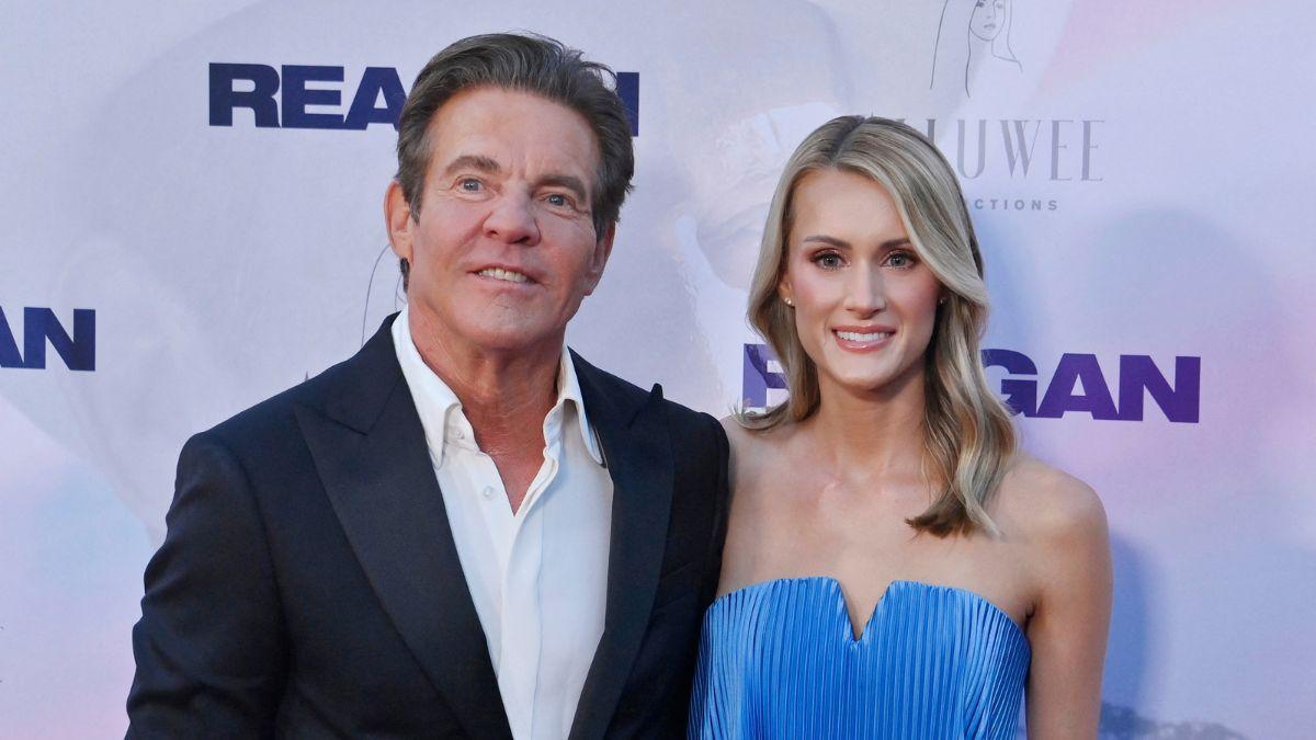 Photo of Dennis Quaid and Laura Savoie.