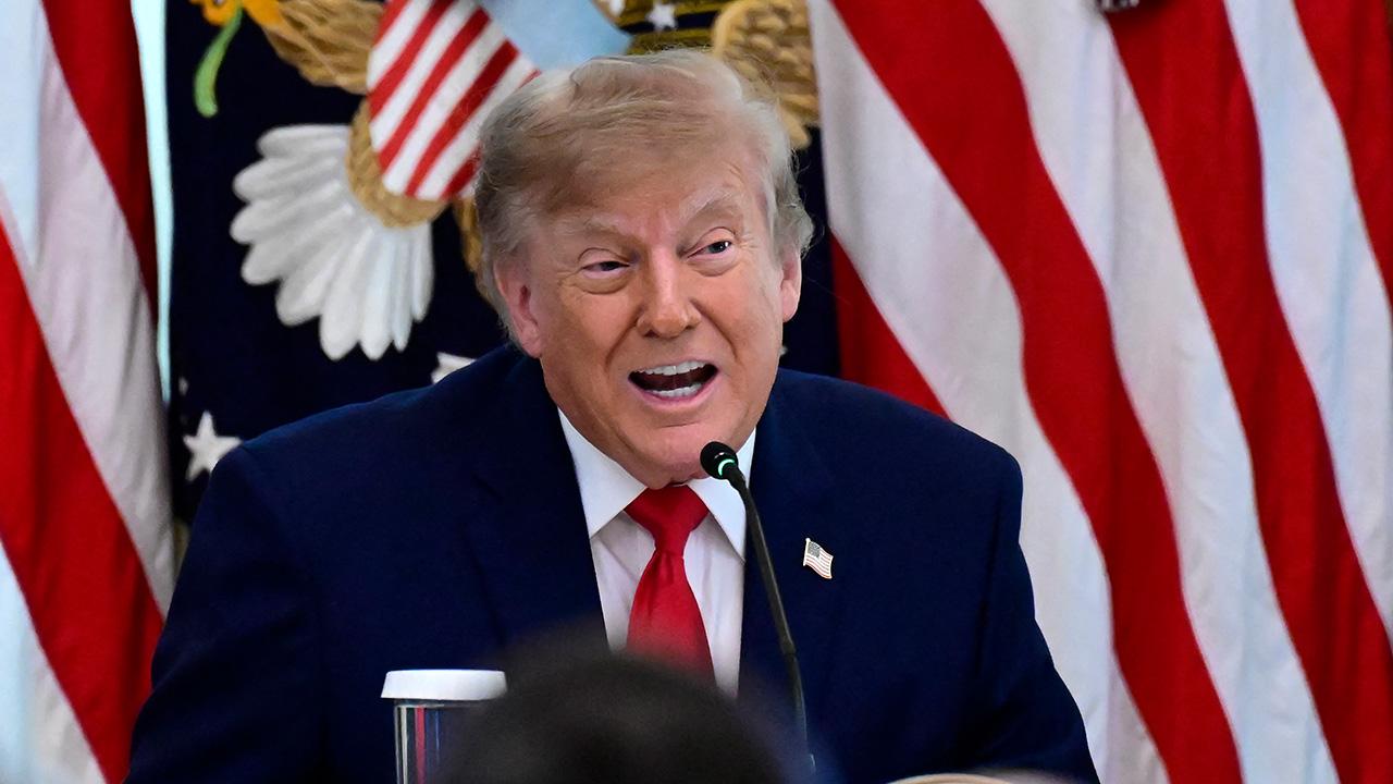 Image of Trump framed the punch as 'an act of bravery.'