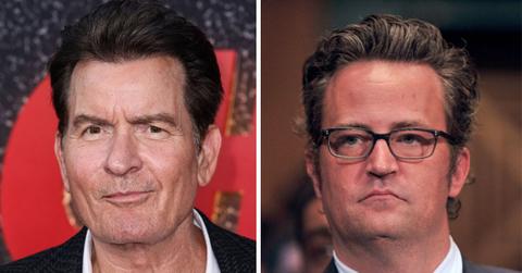 charlie sheen claim matthew perry not sober