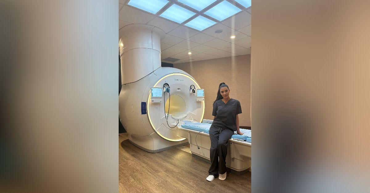 Image of Kim Kardashian suffered a brain aneurysm.