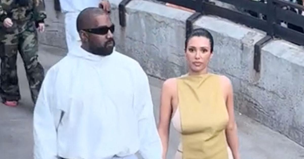 Image of Kanye West's wife, Bianca Censori, recently shared photos of herself posing inside of a bubble.