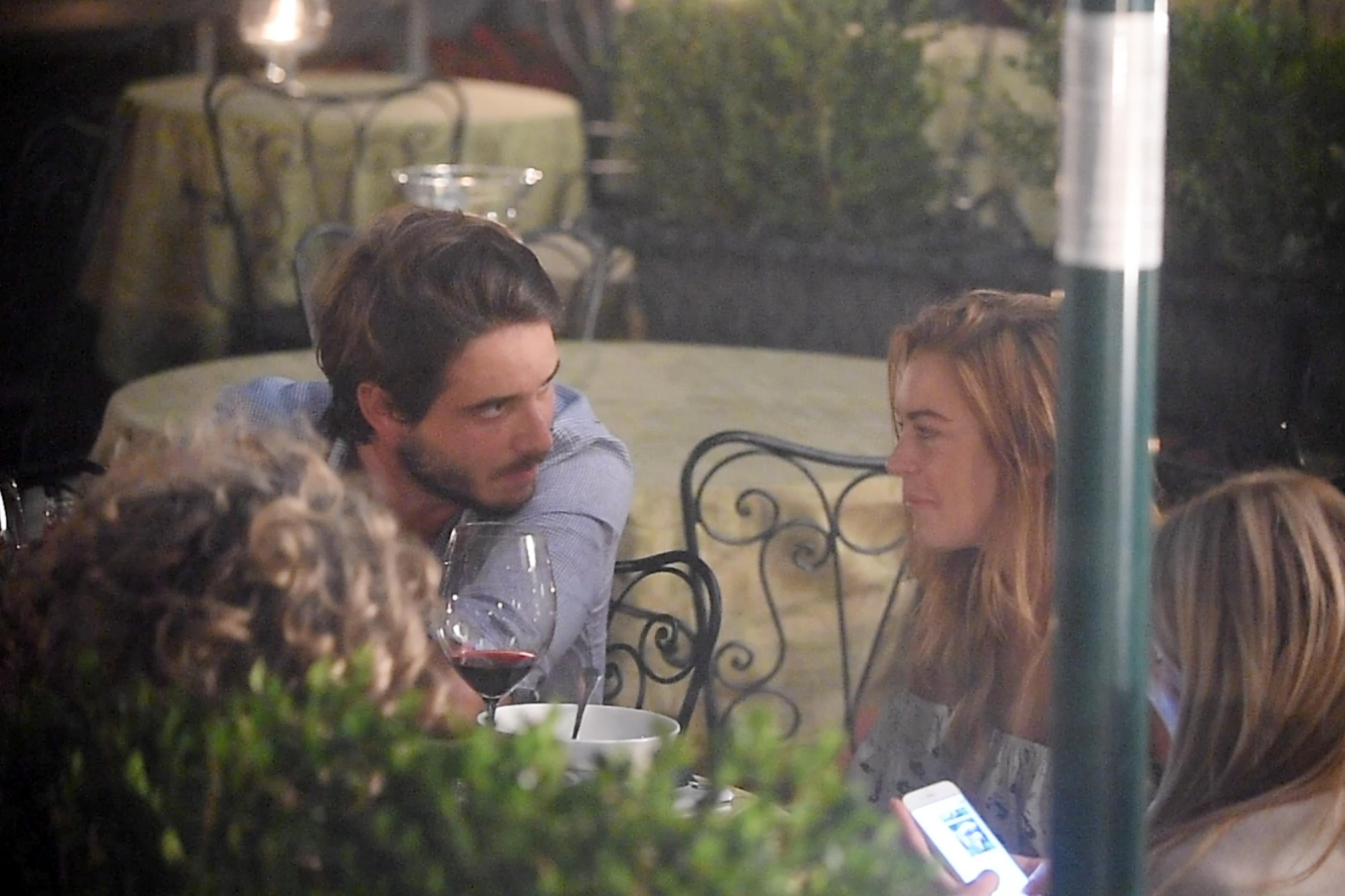 Lindsay Lohan and reported boyfriend Mathia  Milani spotted in Venice