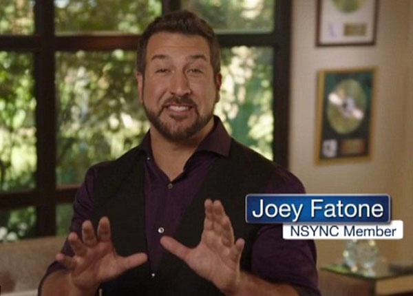 Joey fatone bosley hair restoration informercial