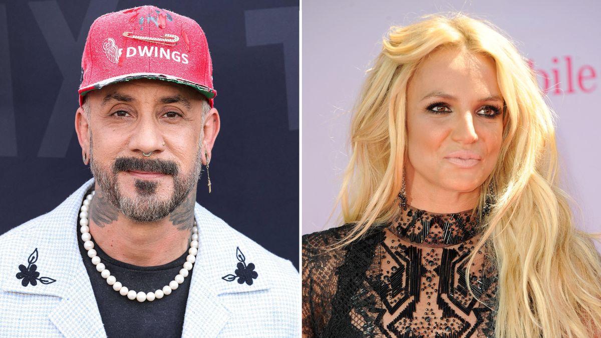 Photo of AJ McLean and Britney Spears