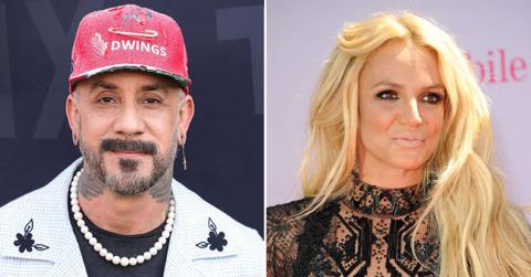 Photo of AJ McLean and Britney Spears