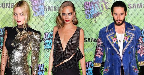 Suicide squad red carpet wide