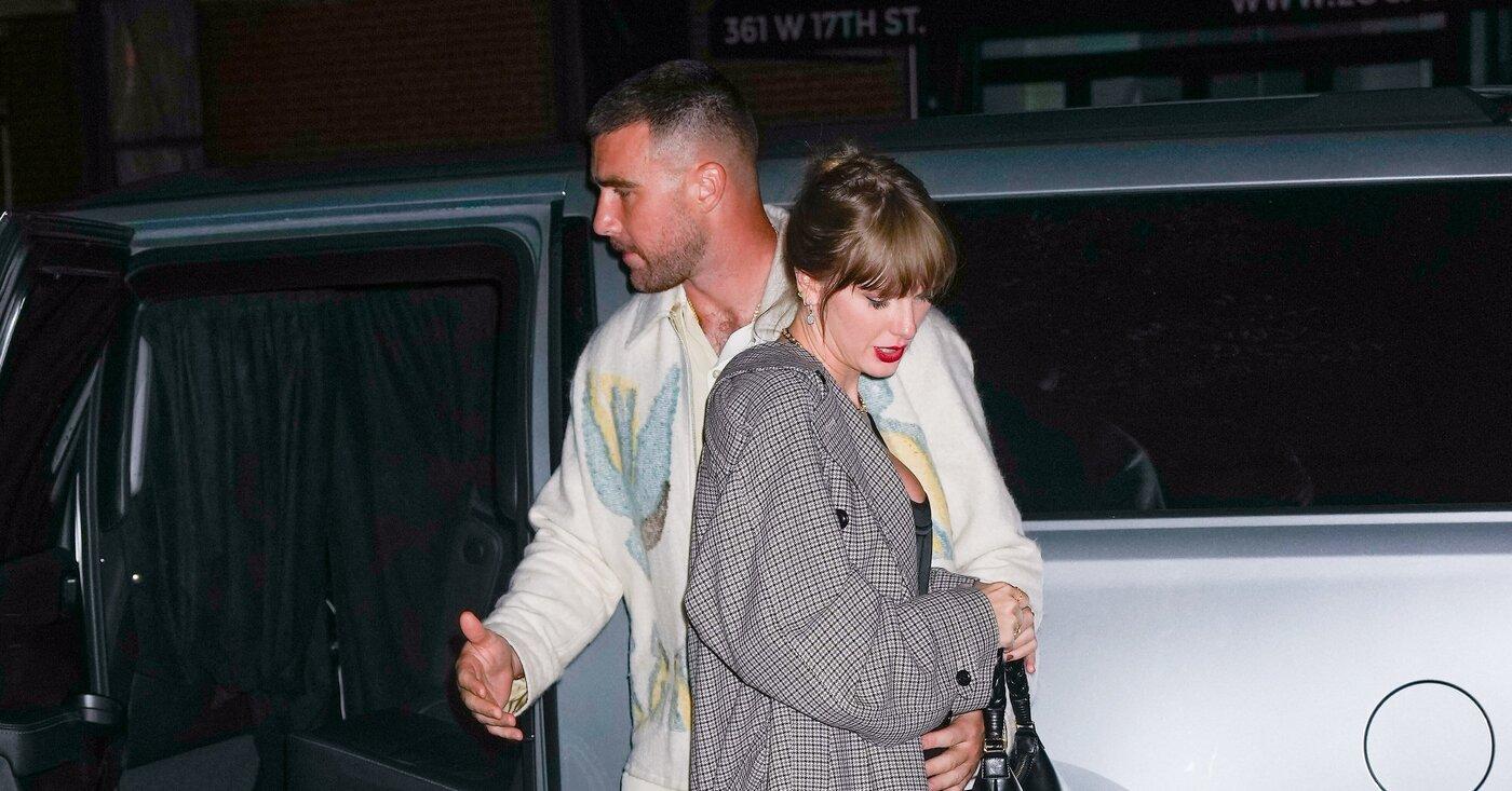 Couple's 2020 Taylor Swift-Travis Kelce Halloween costumes break internet  for predicting romance