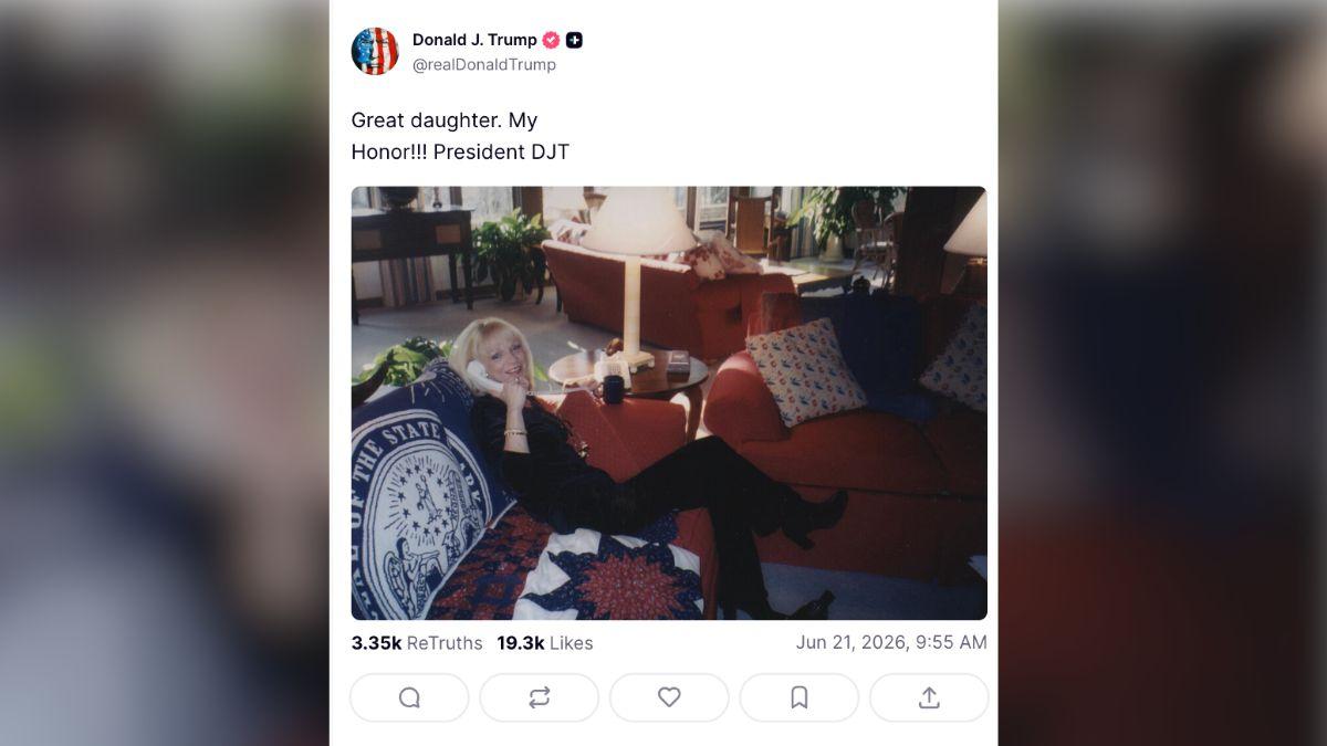 Image of His post featured a photo of Margo Catsimatidis.