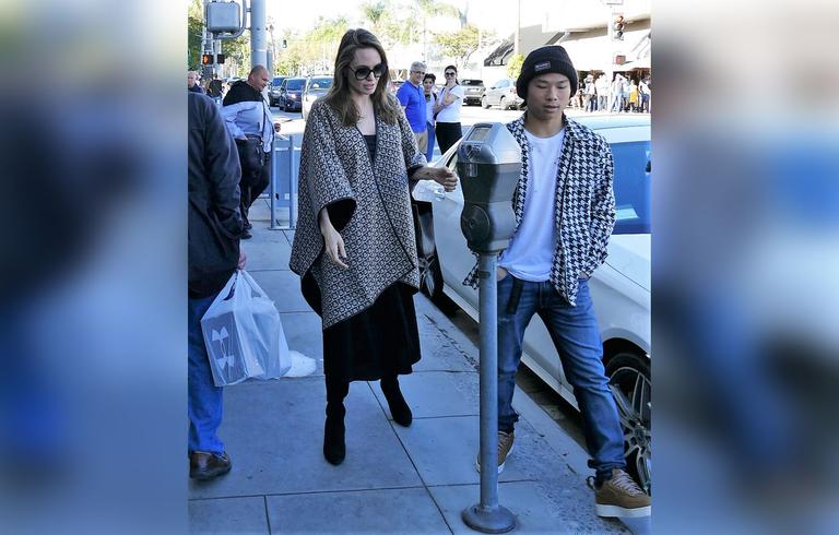 Angelina Jolie Shops With Pax Amid Reports Brad Pitt Is