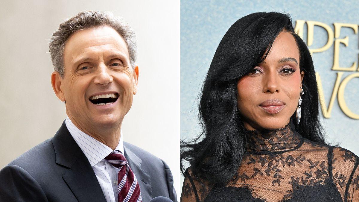 Photo of Tony Goldwyn and Kerry Washington.