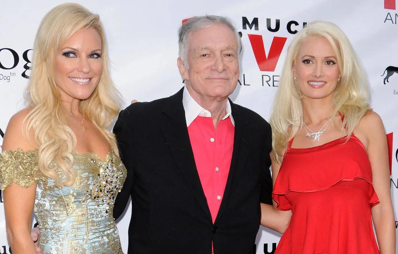 holly madison pamela anderson ignored hugh hefner girlfriends strange