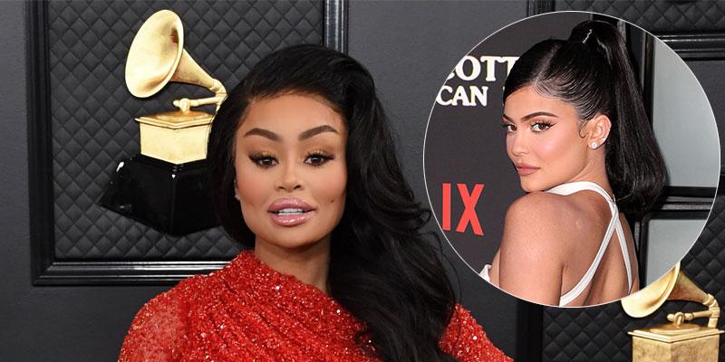 Blac Chyna On Red Carpet Kylie Jenner Inset