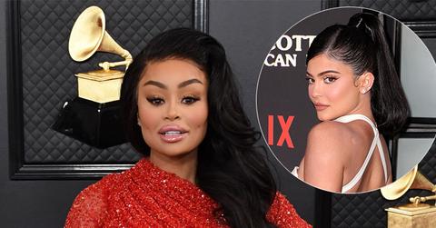 Blac Chyna On Red Carpet Kylie Jenner Inset