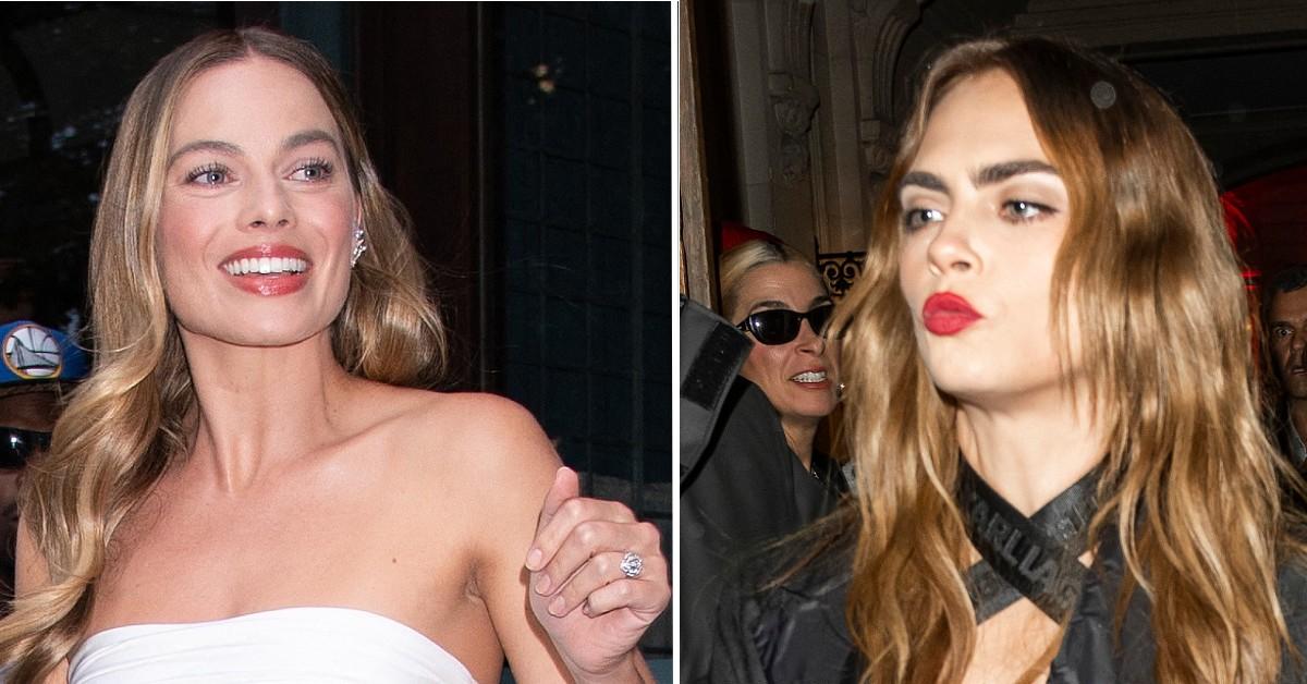 Margot Robbie Denies 'Crying' Outside Cara Delevingne's House