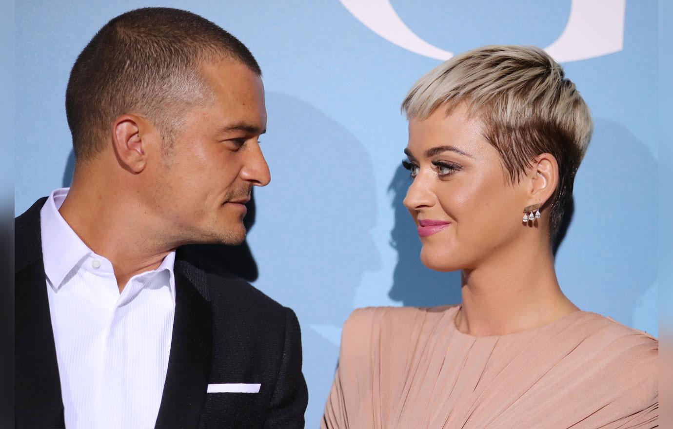 MONTE-CARLO, MONACO - SEPTEMBER 26: Katy Perry and Orlando Bloom attend the Gala for the Global Ocean hosted by H.S.H. Prince Albert II of Monaco at Opera of Monte-Carlo on September 26, 2018 in Monte-Carlo, Monaco. (Photo by Andreas Rentz/Getty Images)