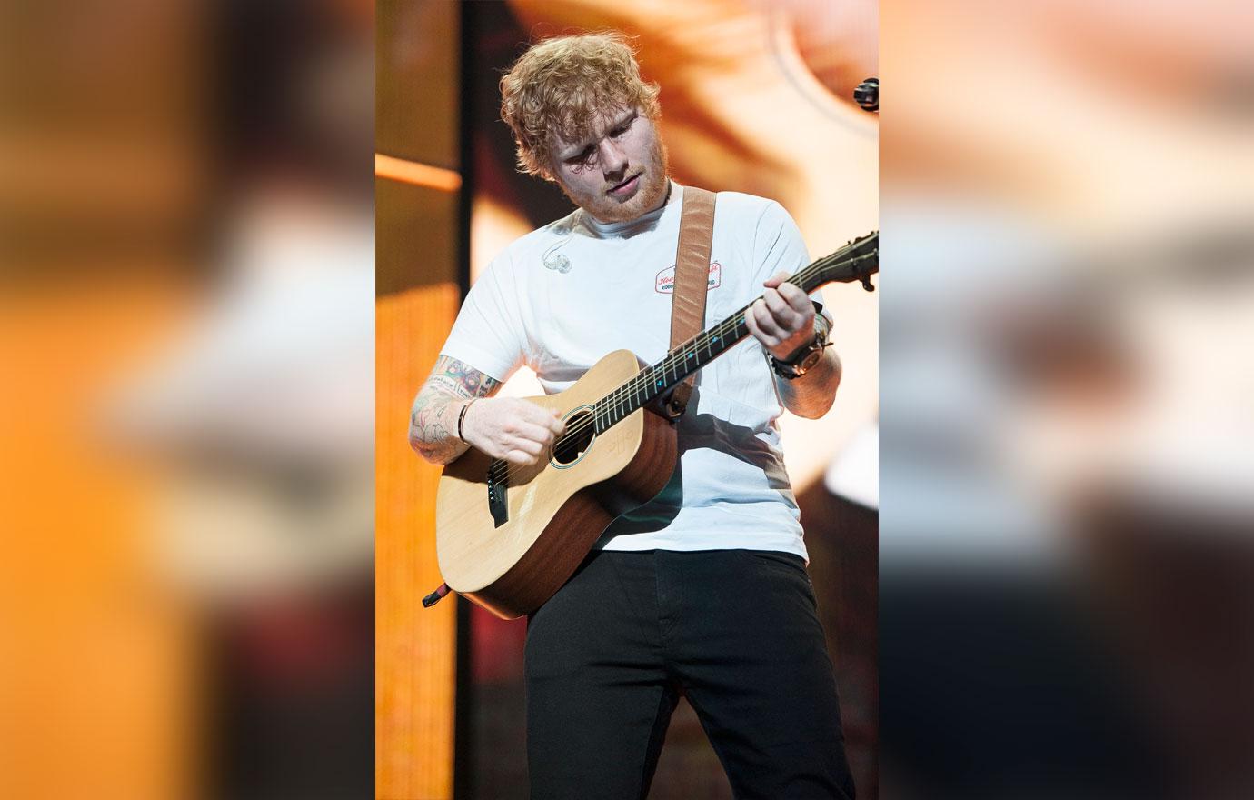 Ed Sheeran Performs in Raleigh