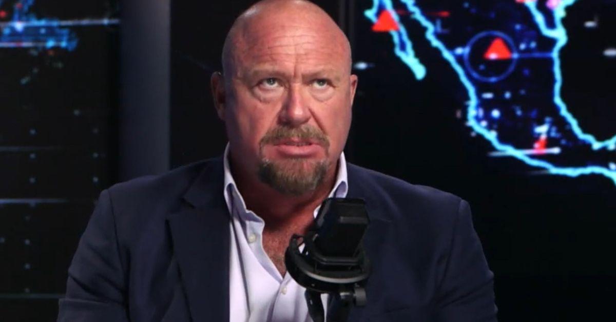 photo of Alex Jones insisted the president will 'collapse' within the next '12 months'