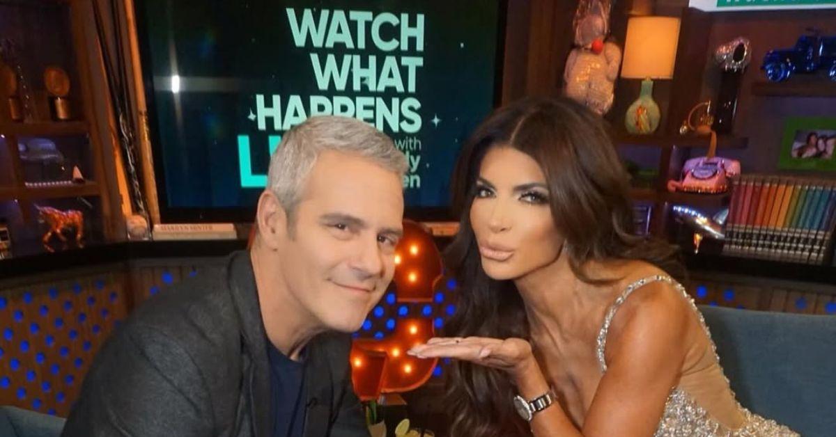 Photo of Andy Cohen and Teresa Giudice