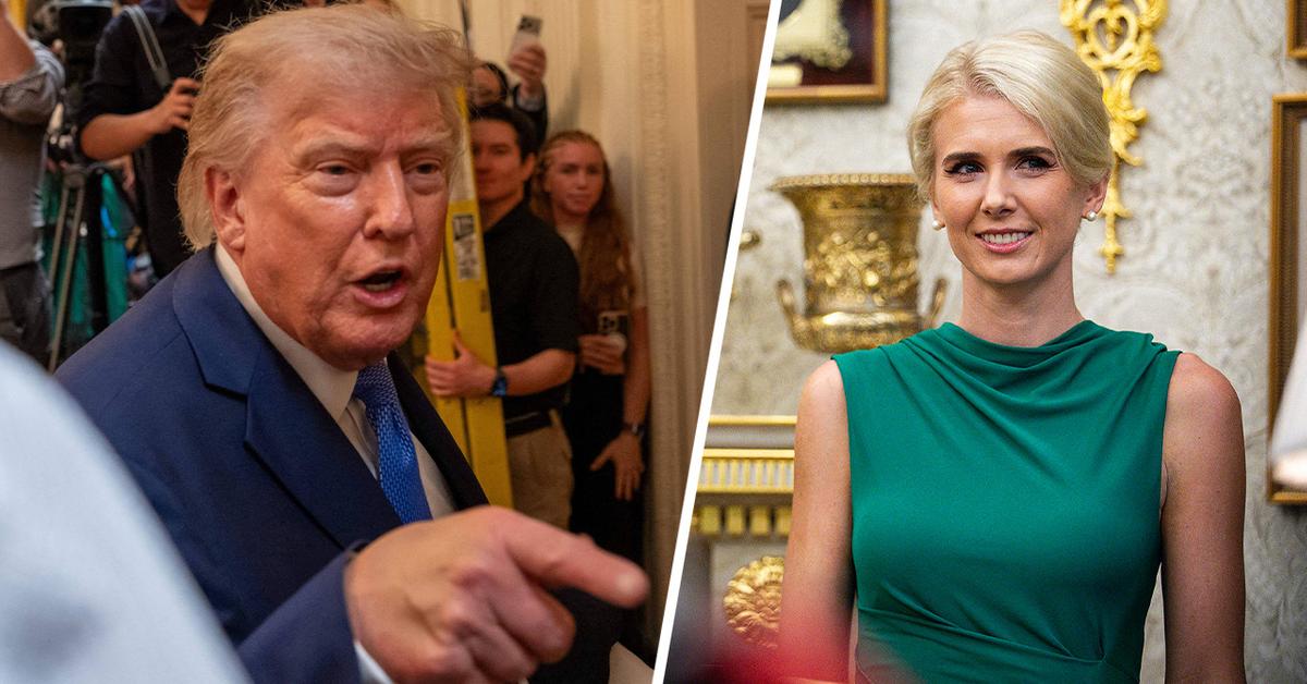 Donald Trump's 'Human Printer' Natalie Harp Sparks Scrutiny as She's Spotted With Tablet in Hand During the President's Bizarre AI Posting Spree
